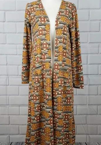 LuLaRoe 🔽 NWOT  Aztec Print Sarah Duster Cardigan, Size Small