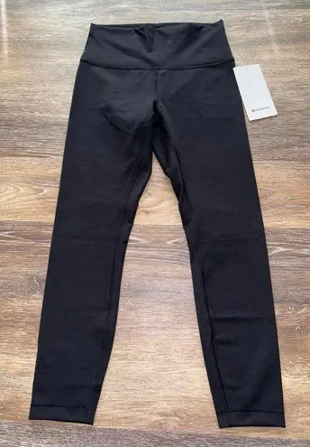 Lululemon  Wunder Train High Rise 25” Black Size 8 NWT