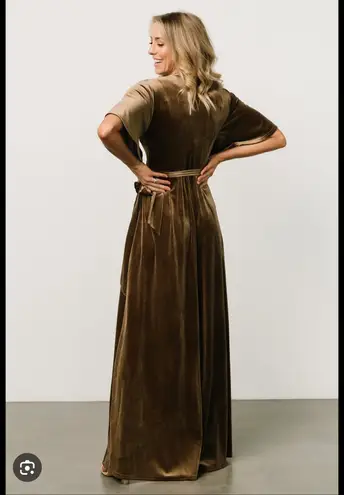 Baltic Born Maella Velvet Wrap Dress