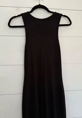 Marine layer Women’s Small Black Lexi Ribbed Midi Dress Black