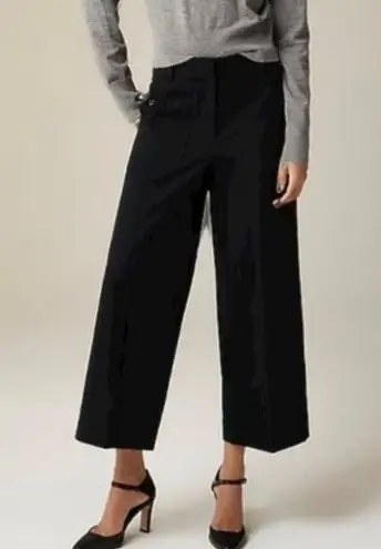 J.Crew Sydney black wide leg crop jeans size 4tall