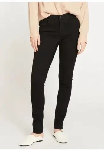 Universal Standard Jeans Seine High Rise Skinny 32” Inseam Solid Black 00 NWT