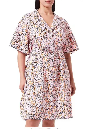 VERO MODA  CURVE  !!!No Belt!! Vmariella SS Abk Dress Size 1x thumbnail 1