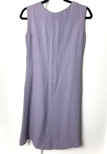 Salvatore Ferragamo Silk Sleeveless Shift Dress in Lilac Purple Vintage