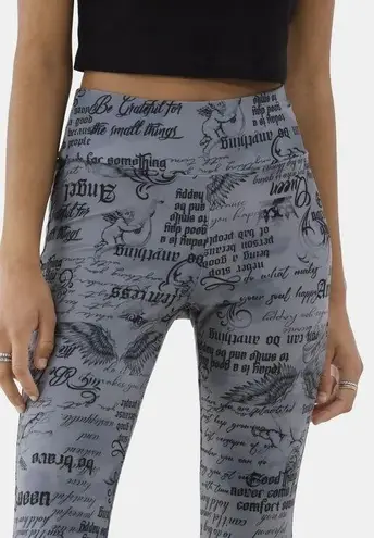 No Boundaries Women’s Pull On Flare Printed Boot Cut Bottoms Medium