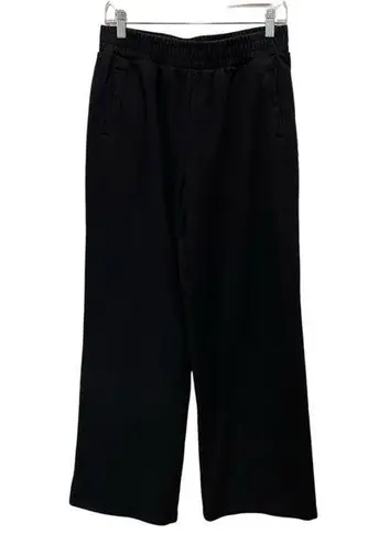Abela Story + Co Wide Leg Cotton Sweatpants Black Women’s Size Large