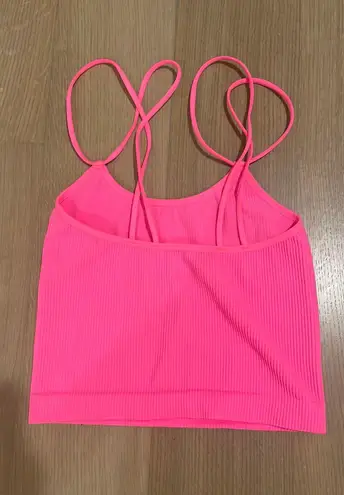 Pink Crop Tank Size XS - Image 3