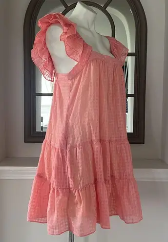 KATHARINE KIDD Maja PG Dress in Pink Gingham Print, Size L New w/Tag AMAZING!! Size L