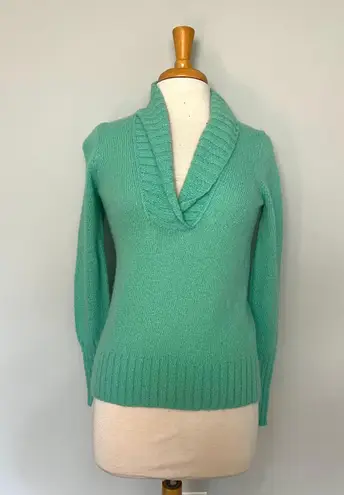 J.Crew  Factory Turquoise Vneck Pullover Sweater