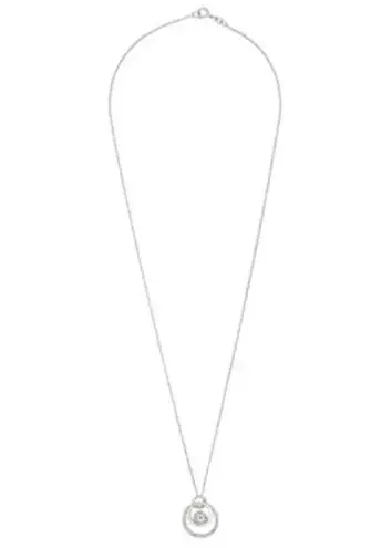 Pacific&Co R H Macy & Diamond Triple Circle 18" Pendant Necklace (1/10 ct. t.w.)