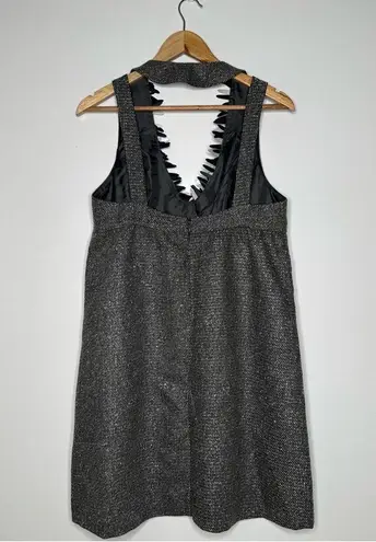 Anna Sui x Target NWT Grey Metallic Boucle’ Mini Halter Dress 20th Anniversary M Gray Size M