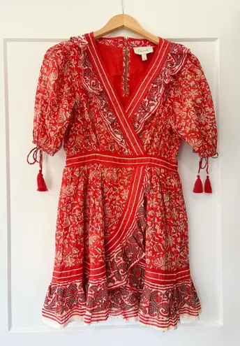 Cleobella Blair Bohemian Ruffle Mini Dress