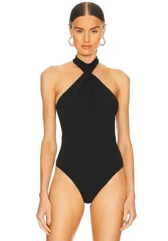 Gauge81 Nashvi Black Twisted Halter Neck Sleeveless Bodysuit Size XS