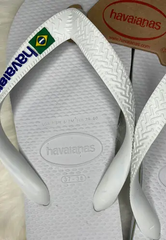 Havaianas White Flip Flops