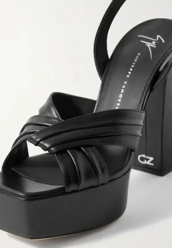 Giuseppe Zanotti Black Platform Heels, Size EU 36.5, Retail $995.00