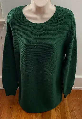 House of Harlow 1960 x Revolve Owen Wool Blend Forest Green Oversized Long Sweater, size XS