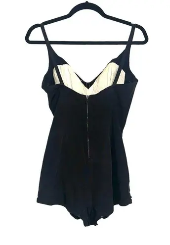 Vintage 1950s Black Pin Up Swimsuit