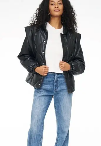 Pistola Callista Black Puffer Jacket & Vest, REVOLVE Size XL New w/Tag