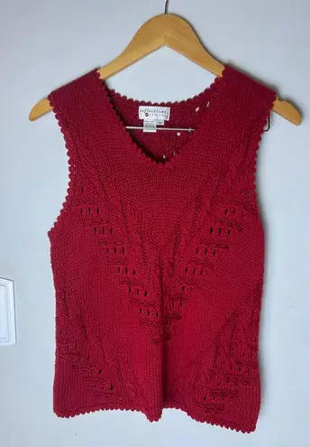 Women's Reflections by Spiegel Red Knit V
