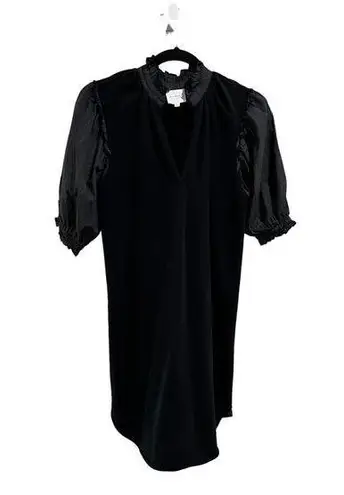 Sundays Evereve Pinstripe Detail Short Puff Sleeve T-shirt Dress Size S MSRP$150