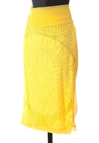 Jean Paul Gaultier Yellow Mesh Knee
