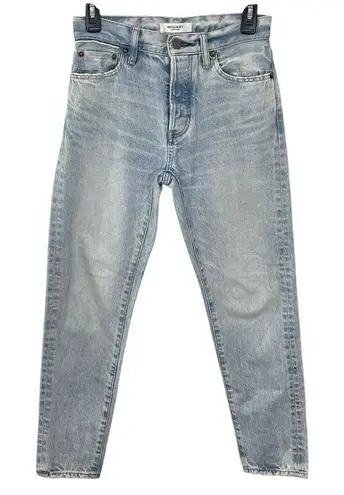 MOUSSY Vintage MV 111 Light Blue Naval Tapered Mid Jeans 540FSC11