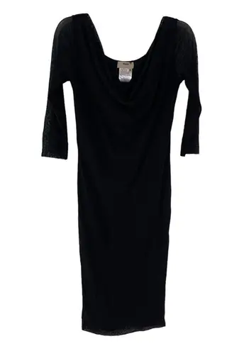 Fuzzi by Jean Paul Gaultier Mesh Cowl Neck V