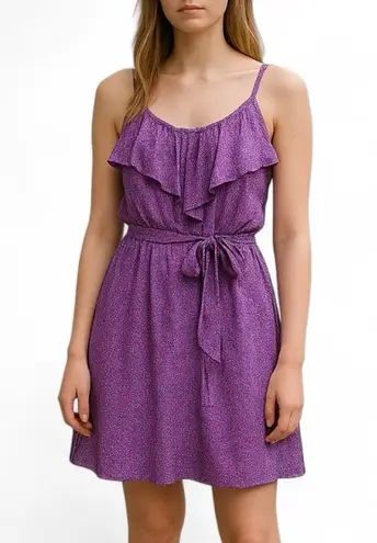 Rebecca Taylor Silk Ruffled Dress Medium