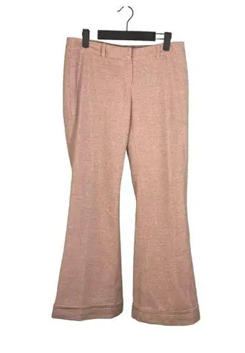 Susana Monaco Pink Wool Wide Leg Trouser Size 4