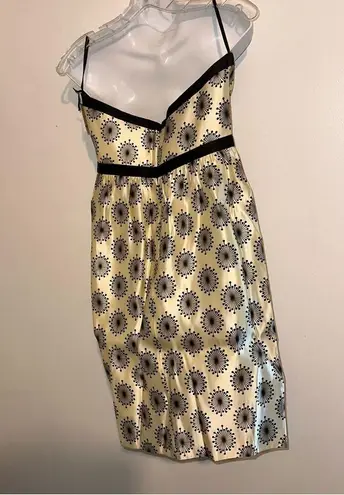 Milly of New York Womens Strapless Silk Printed Cocktail Dress Size 8 π