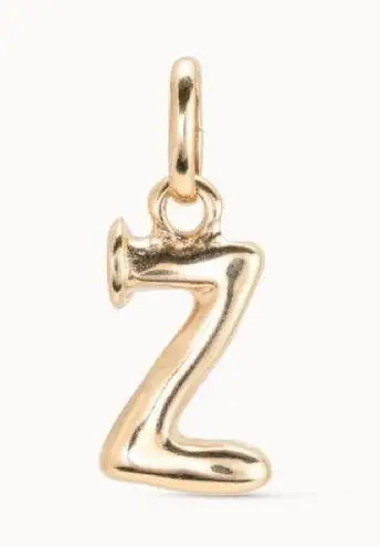 UNOde50 Gold Initial “Z” Charm Dame Una #CHA0052