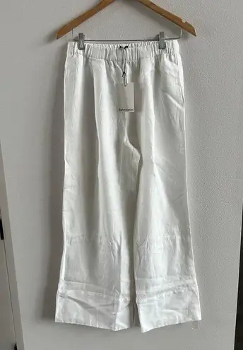 Reformation  Fernando Linen Wide Leg Pant Size Small New - Image 2