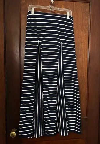 Ralph Lauren NWT  Striped Pleated Maxi Skirt Size Small