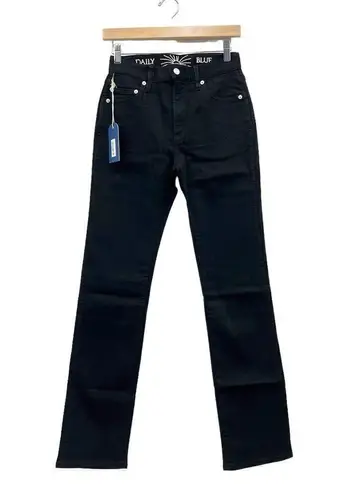 Daily Blue by Adriano Goldschmied Burn Straight Leg Jean in True Black sz 25 NWT