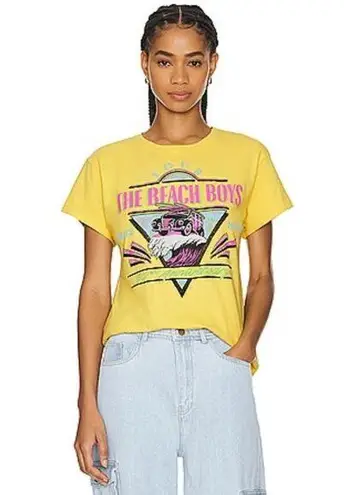 Daydreamer The Beach Boys 30th Anniversary Tour Tee in Yellow Bloom Size XS NWT