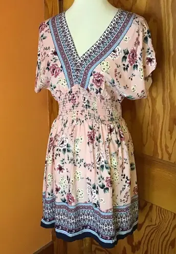 Bebop  NWT Boho floral mini dress