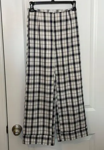 Princess Polly  wide leg plaid pant