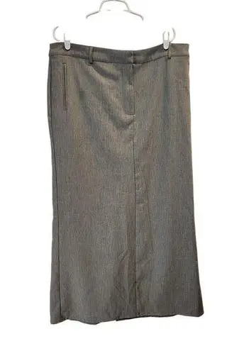barney's new york x Forever 21 Straight Pencil Polished Maxi Skirt Gray Size 1X
