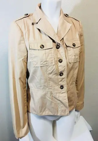Apostrophe Sz 4 Coat Brown Beige Utility Jacket
