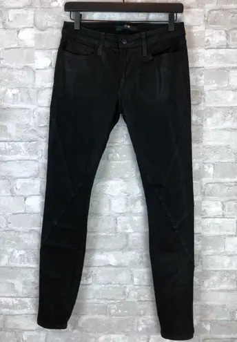 joe's jeans Coated Criss Cross Seam Skinny Jeans