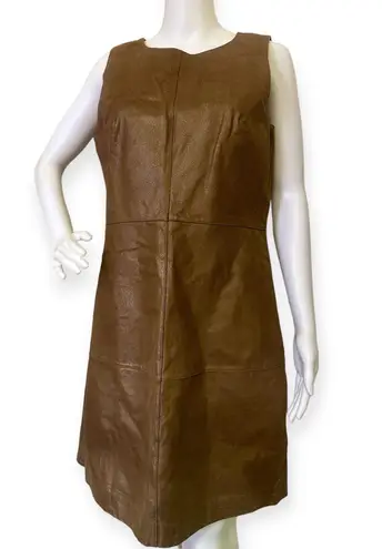 Badgley Mischka Leather  Knee-Length Dress