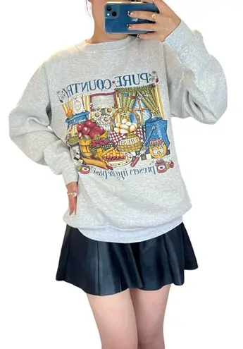 Hanes Oversized Graphic Sweater