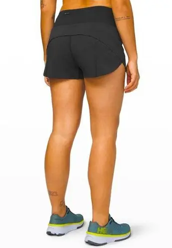 Lululemon  Black Speed Up Short Lined - 2.5"