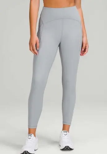 Lululemon ⭐️NWT  Power Thru High-Rise Tight 25” Rhino Grey