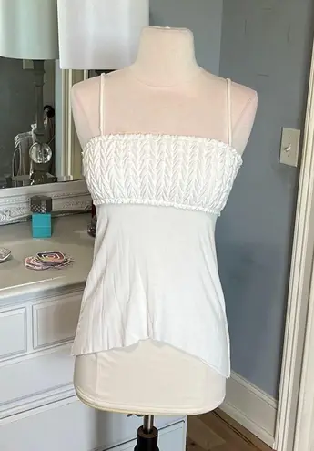 Bailey 44 Top Off White Tank Spaghetti Straps Womens XS Fit & Flare