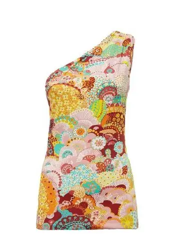 New La doublej Disco TopHoli in Skinny Jersey Pink Size XL