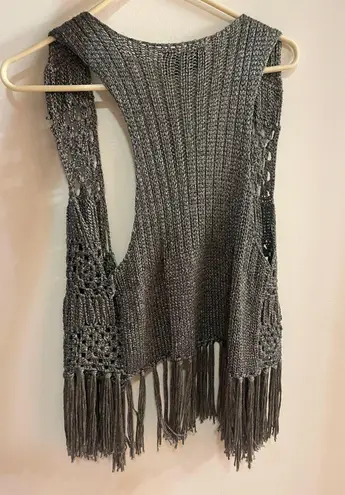 Buckle Fringe Top