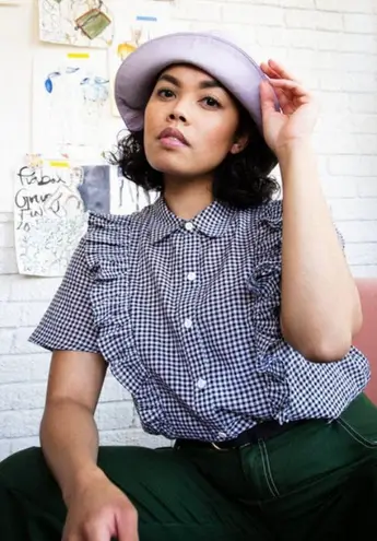 💕SANDY LIANG x TARGET💕 Short Sleeve Ruffle Blouse 💕SANDY LIANG x TARGET💕 Short Sleeve Ruffle Blouse