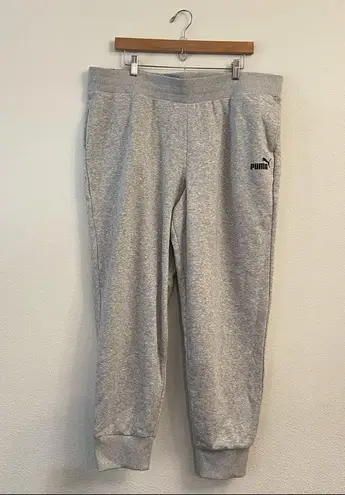Puma  Light Grey Essential Fleece Sweatpants Joggers NWT Size XXL - Image 4