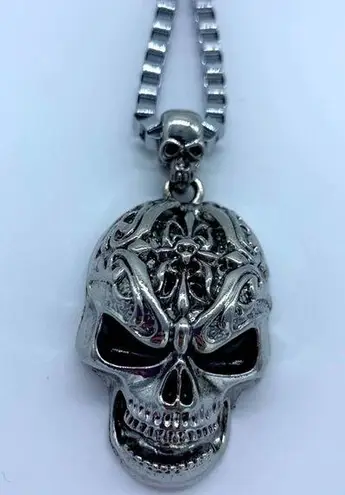 None New Halloween skull pendant fashion necklace